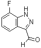 7-氟-1H-吲唑-3-甲醛分子结构 (CAS 900506-29-8)