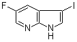 5-Fluoro-3-iodo-1H-pyrrolo[2,3-b]pyridine molecular structure (CAS 900514-10-5)