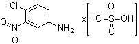 4-氯-3-硝基苯胺硫酸盐分子结构 (CAS 90066-11-8)