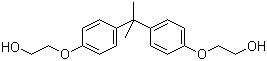 双酚 A 双(2-羟基乙基)醚分子结构 (CAS 901-44-0)