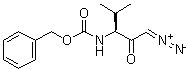[(1S)-3-重氮基-1-异丙基-2-氧代丙基]氨基甲酸苄酯分子结构 (CAS 90105-46-7)