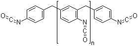 多亚甲基多苯基多异氰酸酯分子结构 (CAS 9016-87-9)