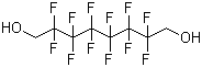 1H,1H,8H,8H-十二氟-1,8-辛二醇分子结构 (CAS 90177-96-1)