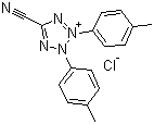 5-氰基-2,3-二(4-甲基苯基)四唑鎓氯化物分子结构 (CAS 90217-02-0)