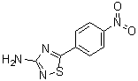 5-(4-硝基苯基)-1,2,4-噻二唑-3-胺分子结构 (CAS 90220-90-9)