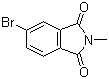4-溴-N-甲基邻苯二甲酰亚胺分子结构 (CAS 90224-73-0)