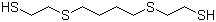 2,2'-[1,4-Butanediylbis(thio)]bisethanethiol molecular structure (CAS 90265-60-4)