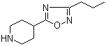 4-(3-丙基-1,2,4-恶二唑-5-基)哌啶分子结构 (CAS 902837-03-0)