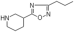 3-(3-丙基-1,2,4-恶二唑-5-基)哌啶分子结构 (CAS 902837-18-7)
