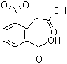 2-羧基-6-硝基苯乙酸分子结构 (CAS 90322-71-7)