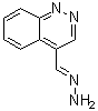 4-噌啉甲醛腙分子结构 (CAS 90323-60-7)