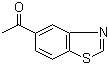 结构式 CAS# 90347-90-3, 1-(5-苯并噻唑基)乙酮