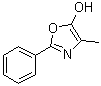 4-甲基-2-苯基-5-恶唑醇分子结构 (CAS 90361-55-0)