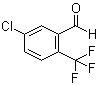 5-氯-2-(三氟甲基)苯甲醛分子结构 (CAS 90381-07-0)