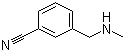 N-甲基-3-氰基苄胺分子结构 (CAS 90389-96-1)
