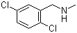 N-(2,5-二氯苄基)-N-甲胺分子结构 (CAS 90390-16-2)