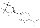 2-(Methylamino)pyrimidine-5-boronic acid pinacol ester molecular structure (CAS 904326-88-1)