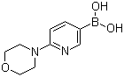 6-(4-吗啉基)-3-吡啶硼酸分子结构 (CAS 904326-93-8)