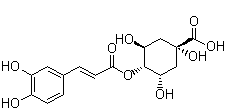 隐绿原酸分子结构 (CAS 905-99-7)
