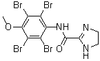 4,5-二氢-N-(2,3,5,6-四溴-4-甲氧基苯基)-1H-咪唑-2-甲酰胺分子结构 (CAS 905105-89-7)