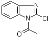 1-乙酰基-2-氯苯并咪唑分子结构 (CAS 90533-07-6)
