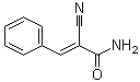 2-氰基-3-苯基-2-丙烯酰胺自由基离子分子结构 (CAS 905454-16-2)