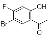 1-(5-溴-4-氟-2-羟基苯基)乙酮分子结构 (CAS 905454-90-2)