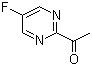 2-乙酰基-5-氟嘧啶分子结构 (CAS 905587-44-2)