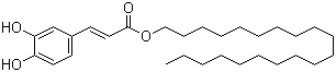3-(3,4-二羟基苯基)-2-丙烯酸二十烷基酯分子结构 (CAS 905726-67-2)