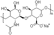 透明质酸钠分子结构 (CAS 9067-32-7)