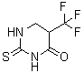 四氢-2-硫代-5-(三氟甲基)-4(1H)-嘧啶酮分子结构 (CAS 90715-79-0)