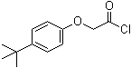 2-[4-(叔丁基)苯氧基]乙酰氯分子结构 (CAS 90734-55-7)
