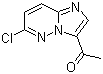 3-乙酰基-6-氯咪唑并[1,2-b]哒嗪分子结构 (CAS 90734-71-7)