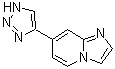 7-(1H-[1,2,3]三唑-4-基)咪唑并[1,2-a]吡啶分子结构 (CAS 908269-35-2)