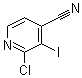 2-Chloro-3-iodo-4-pyridinecarbonitrile molecular structure (CAS 908279-56-1)