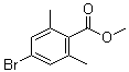 4-溴-2,6-二甲基苯甲酸甲酯分子结构 (CAS 90841-46-6)