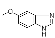 5-Methoxy-4-methyl-1H-benzimidazole molecular structure (CAS 90868-11-4)