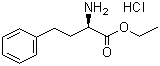 L-高苯丙氨酸乙酯盐酸盐分子结构 (CAS 90891-21-7)