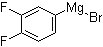 3,4-二氟苯基溴化镁分子结构 (CAS 90897-92-0)