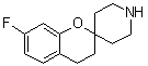 7-氟-3,4-二氢螺[2H-1-苯并吡喃-2,4'-哌啶]分子结构 (CAS 909072-52-2)