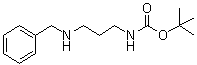 3-苯基甲基氨基丙基氨基甲酸叔丁酯分子结构 (CAS 90914-08-2)