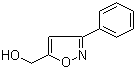 (3-苯基-5-异恶唑基)甲醇分子结构 (CAS 90924-12-2)