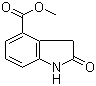 2-氧化吲哚-4-甲酸甲酯分子结构 (CAS 90924-46-2)