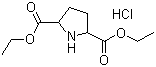 2,5-吡咯烷二甲酸二乙酯盐酸盐分子结构 (CAS 90979-49-0)
