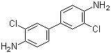 3,3'-二氯联苯胺分子结构 (CAS 91-94-1)