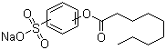 壬酸磺苯酯钠盐分子结构 (CAS 91125-43-8)