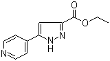 5-(4-吡啶基)-1H-吡唑-3-羧酸乙酯分子结构 (CAS 911461-42-2)