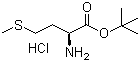 L-蛋氨酸叔丁酯盐酸盐分子结构 (CAS 91183-71-0)