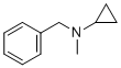 N-苄基-N-甲基环丙胺分子结构 (CAS 91245-57-7)