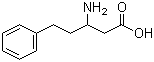 3-氨基-5-苯基戊酸分子结构 (CAS 91247-38-0)